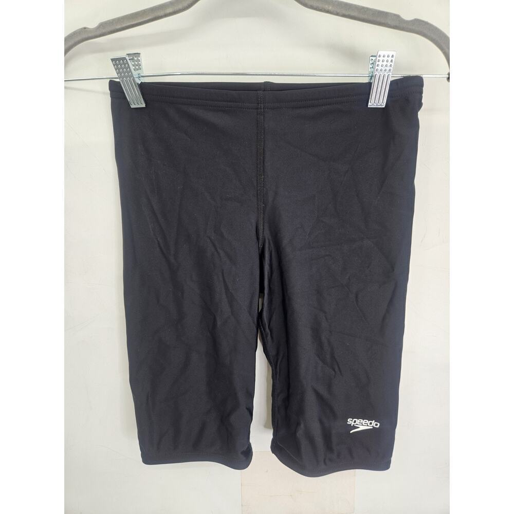 Speedo Men’s PowerFlex Eco Solar Swim Shorts Black Size 30 Athletic Swimwear
